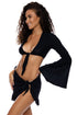Luli Fama Cosita Buena Ruffle Sarong Mini Skirt